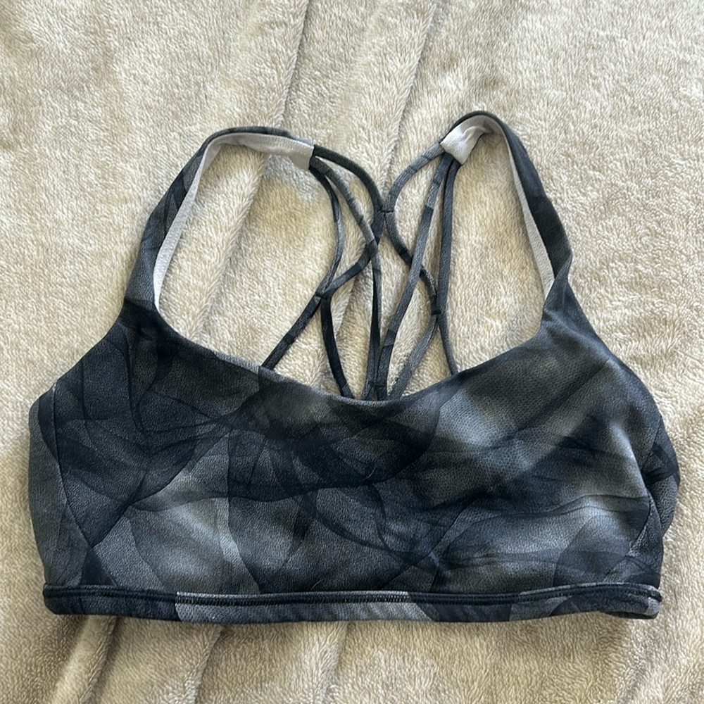 Free to be patterned lululemon bra